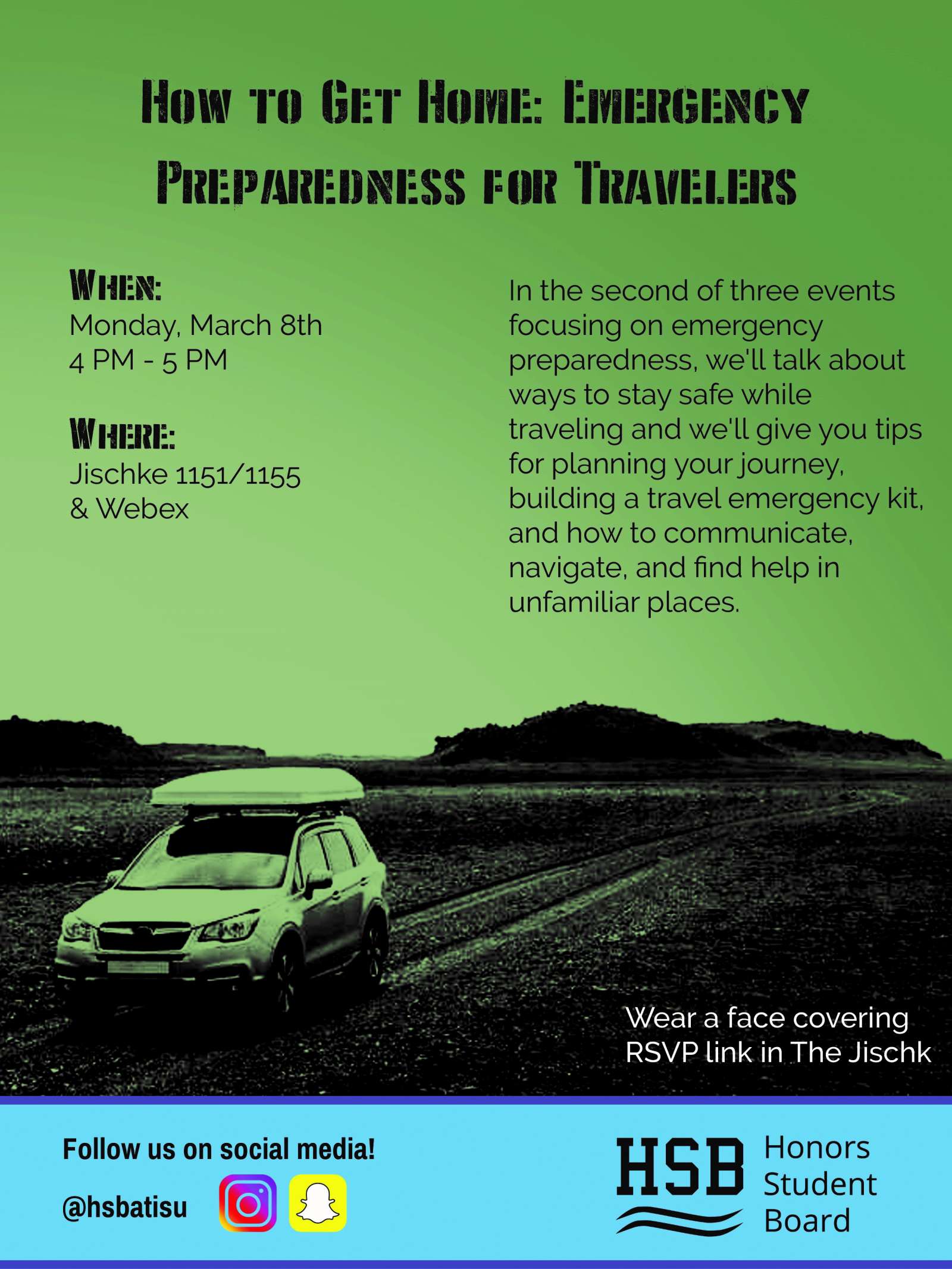 emergency preparedness poster event