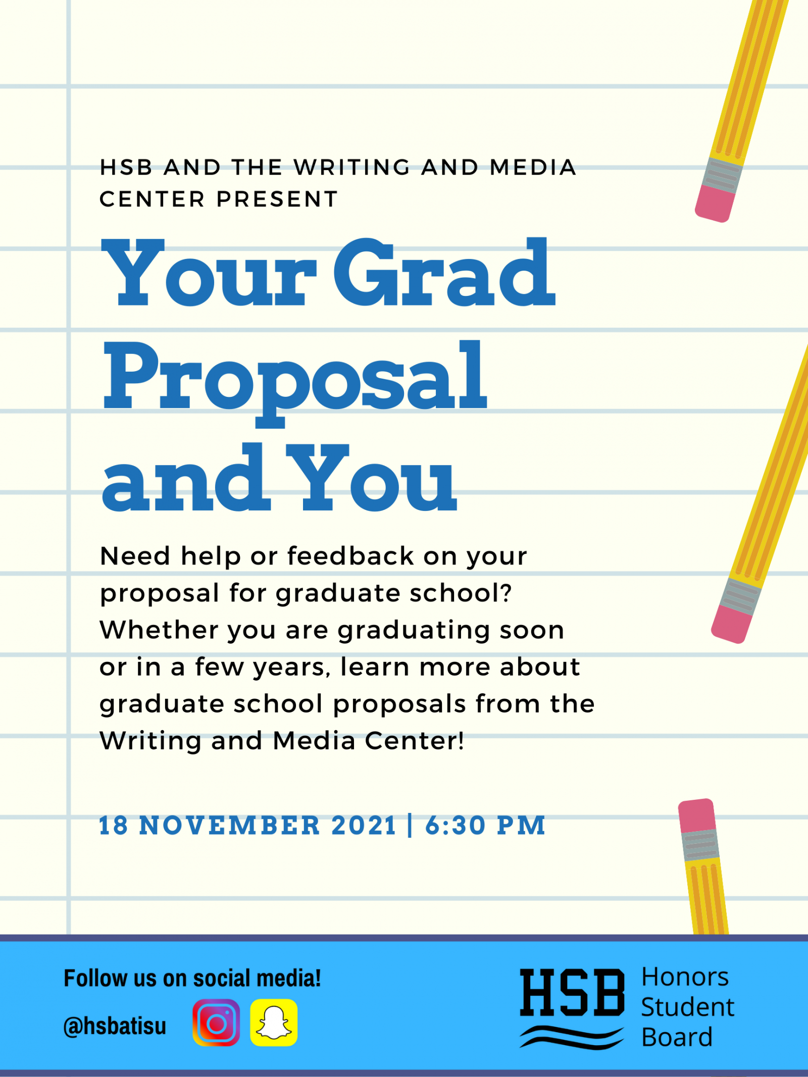 Graduate School Proposal Workshop